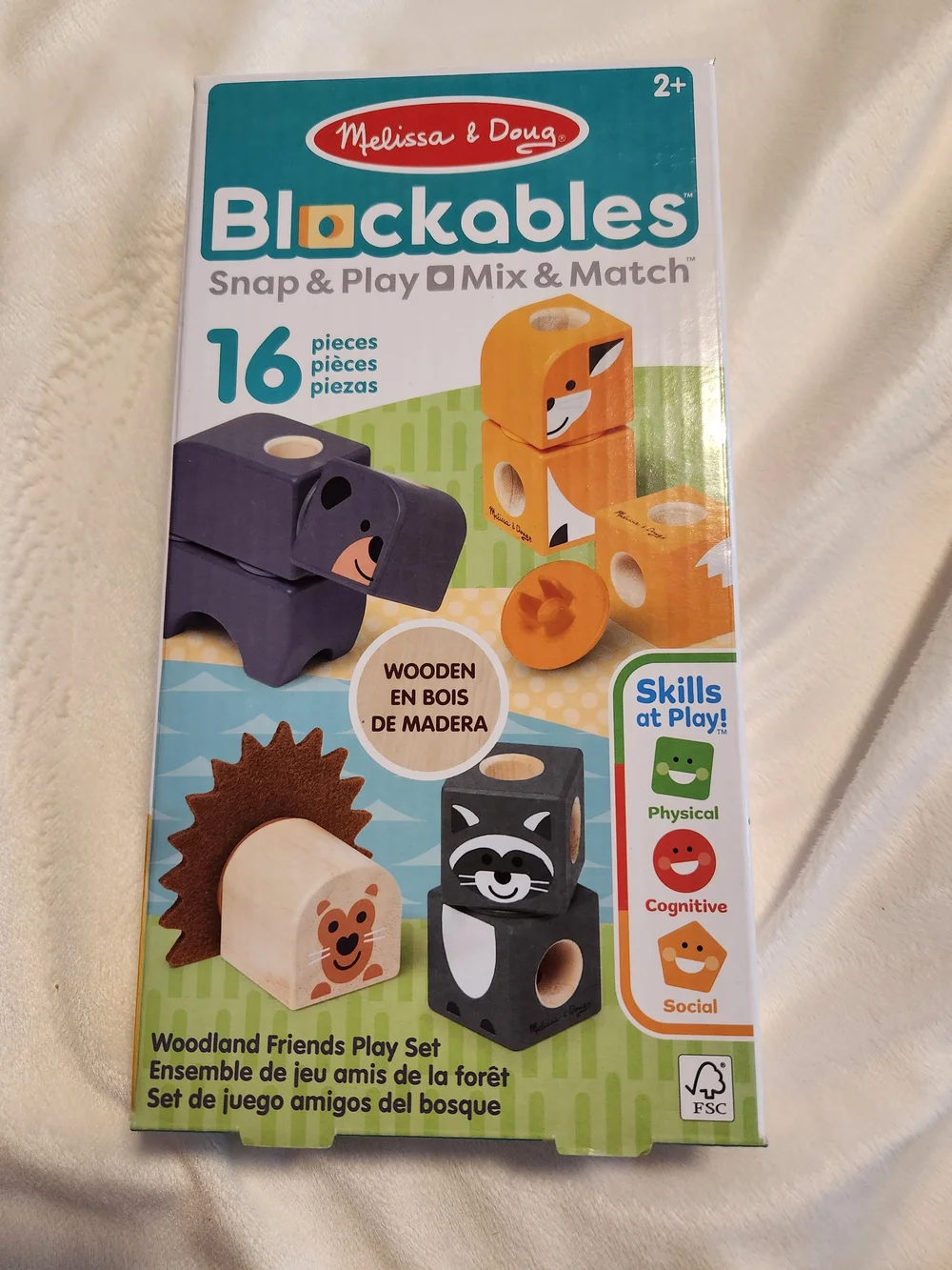 Melissa & Doug Blockables Woodland Friends Play Set - Multicolor